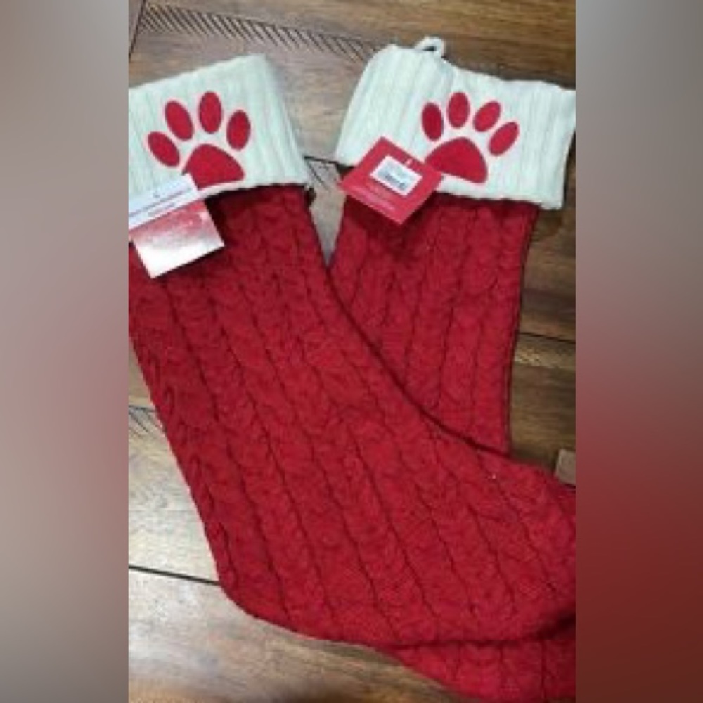 2 dog Christmas stockings, new with tags.
